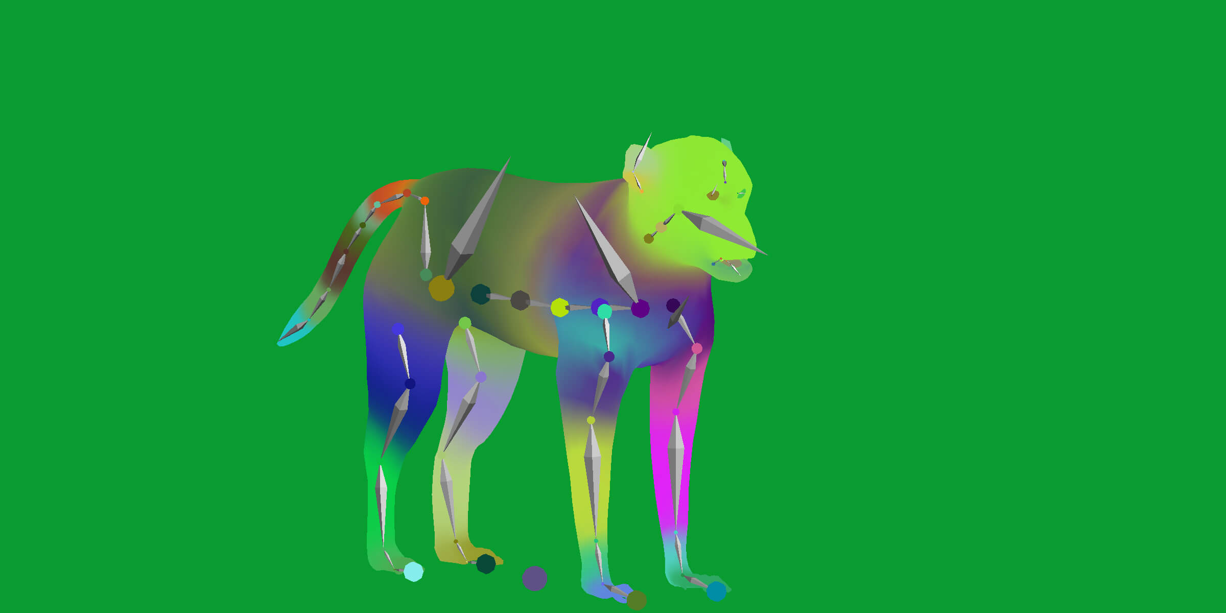 Rhesus Macaque Monkey 3D Model