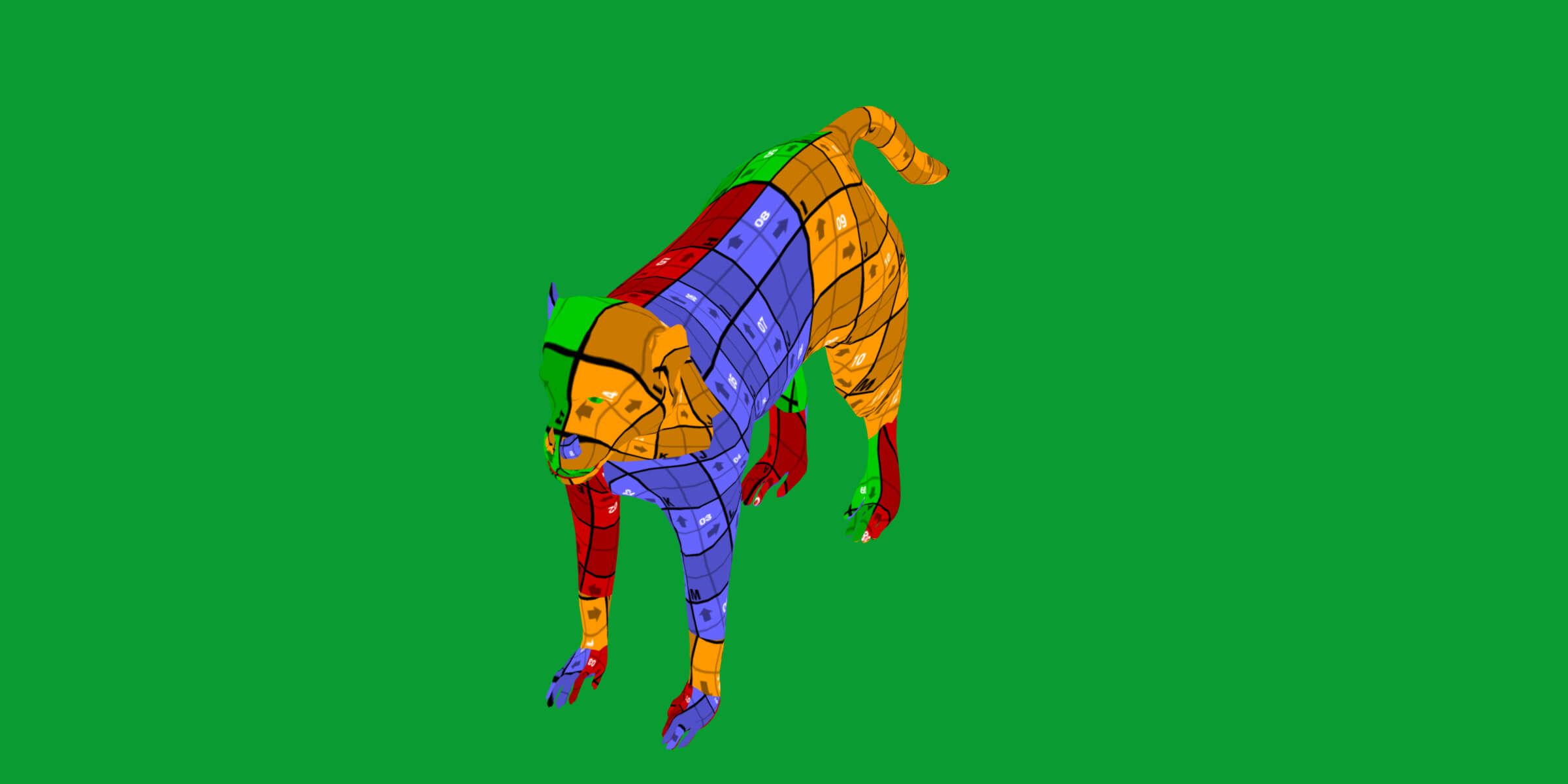 Rhesus Macaque Monkey 3D Model