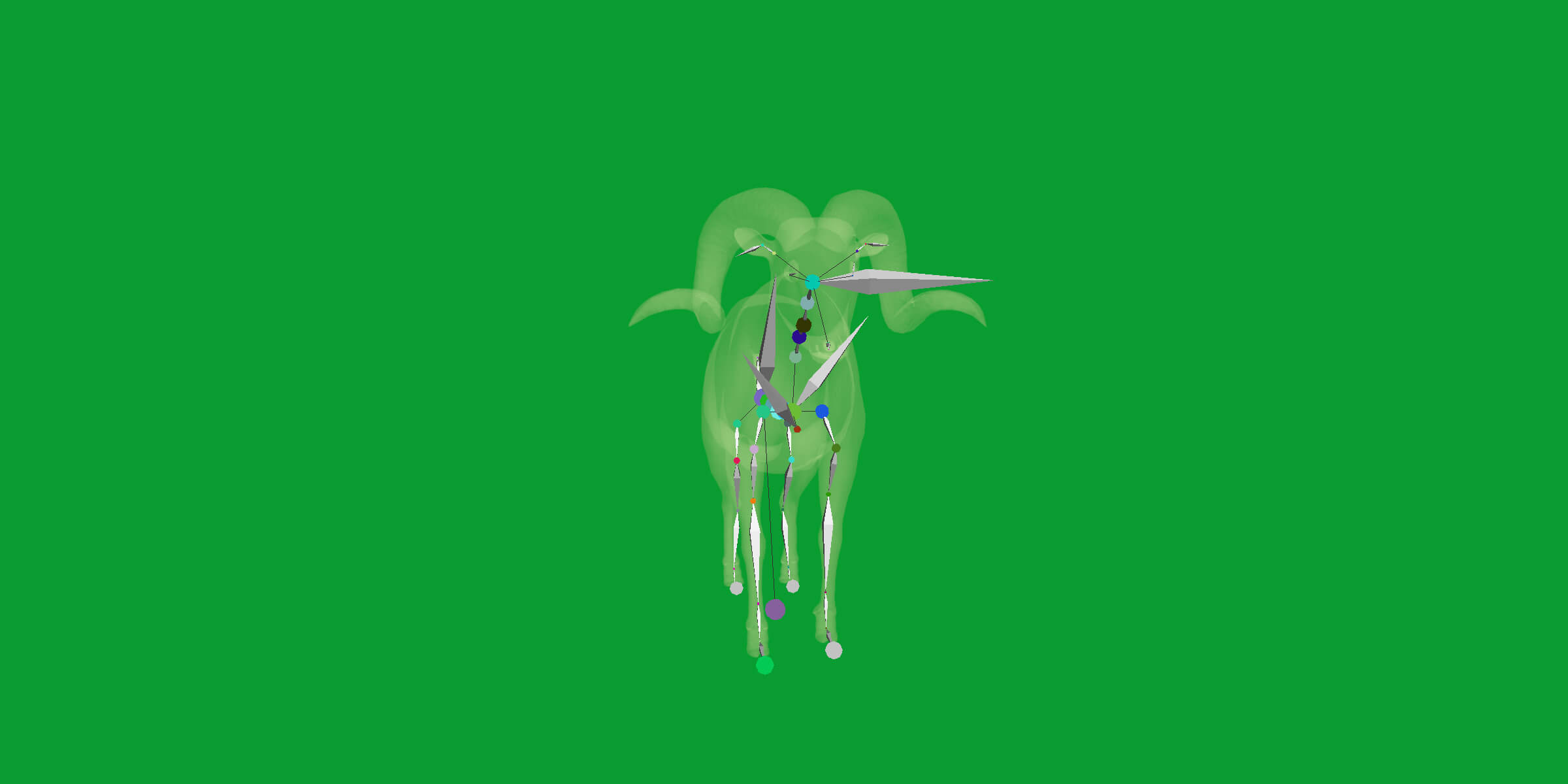 Texas Dall Sheep 3D Model