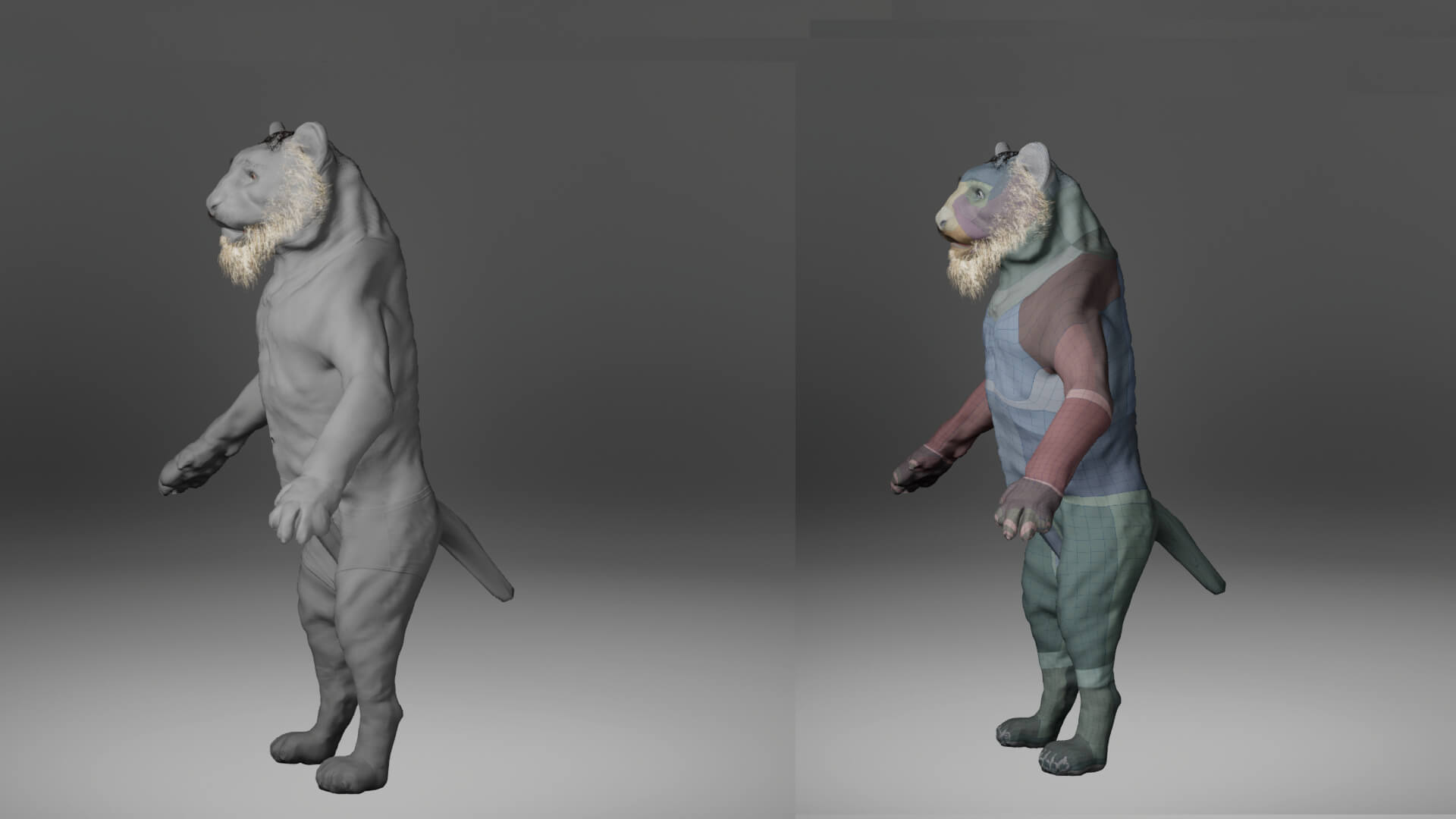 Tiger Metahuman Character 3D Model