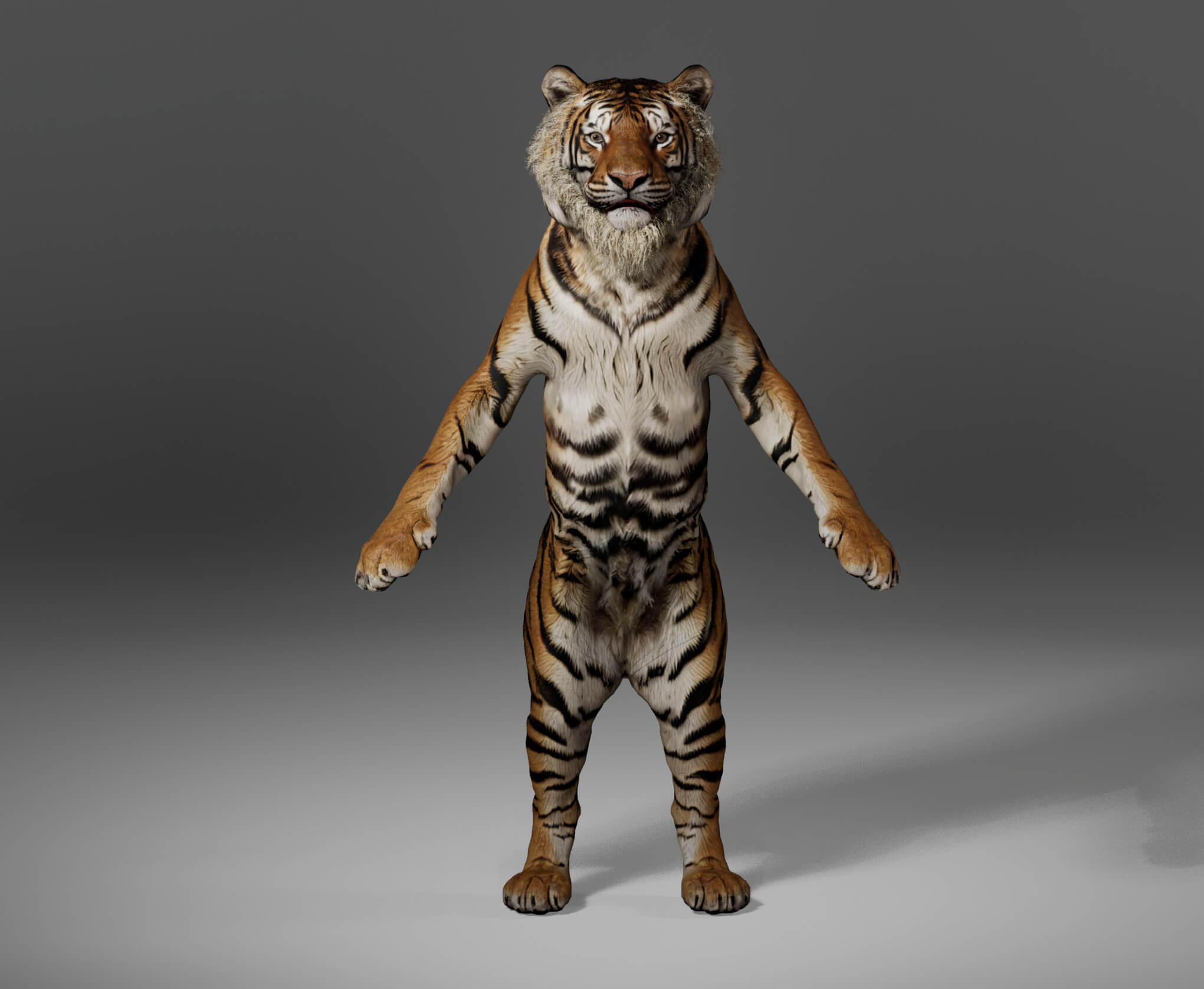 Tiger Metahuman Character 3D Model