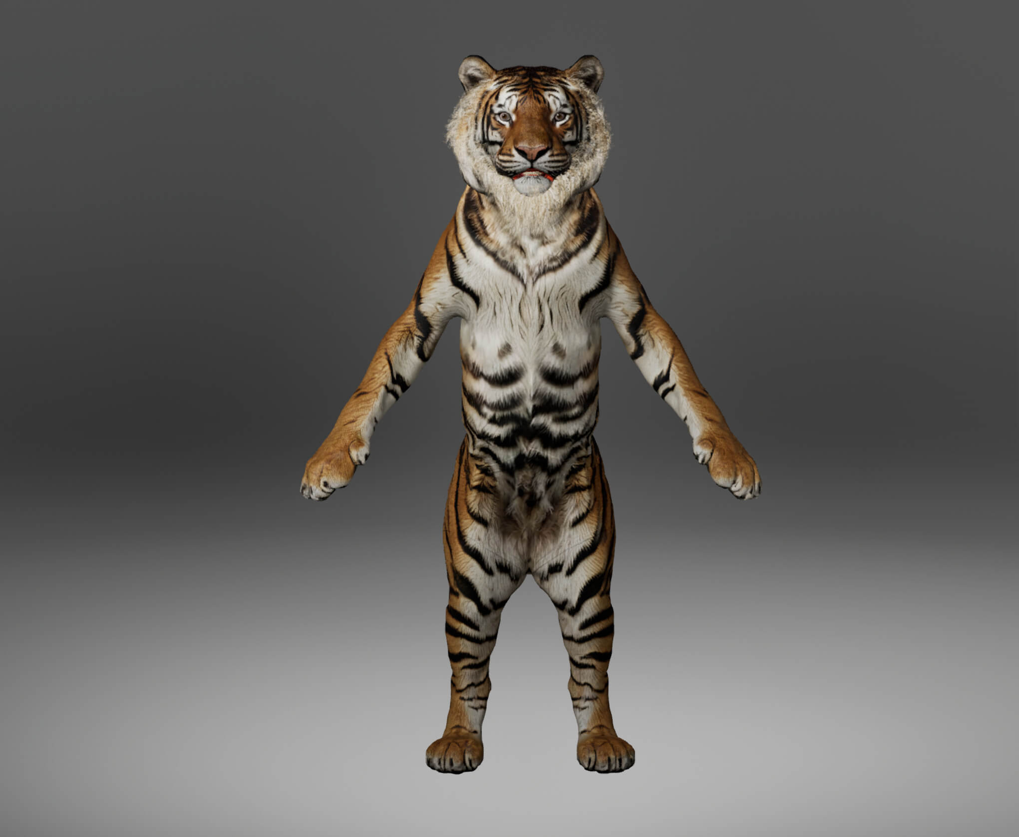Tiger Metahuman Character 3D Model