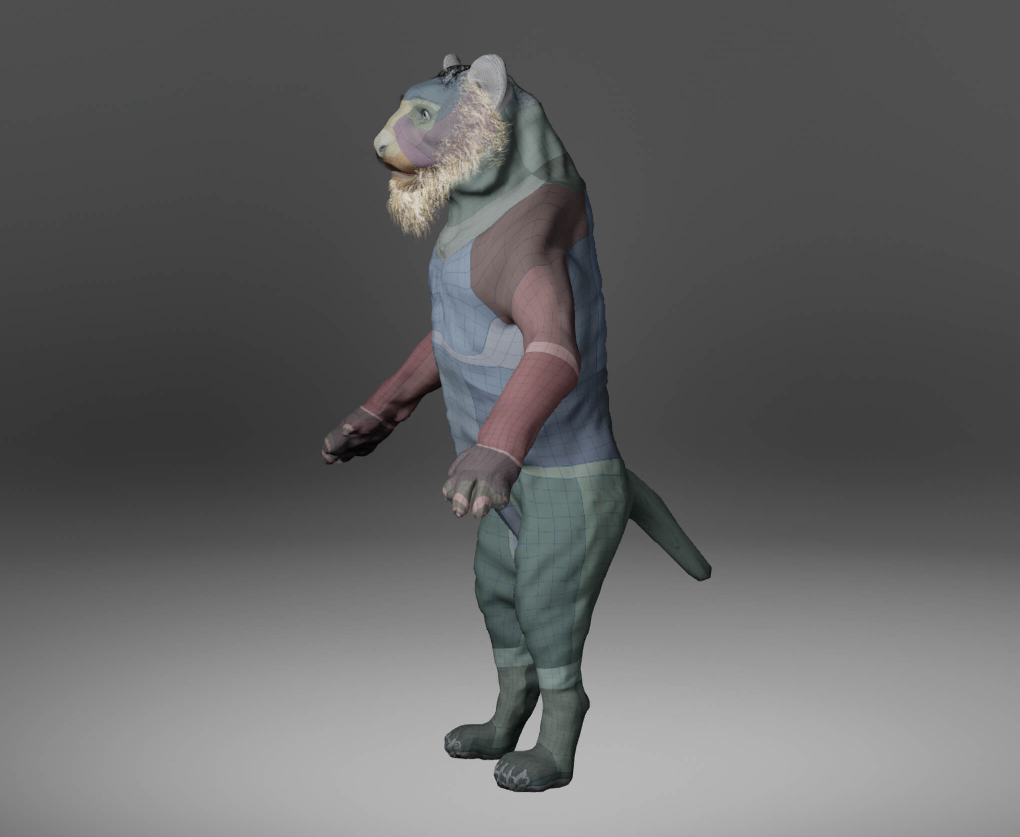 Tiger Metahuman Character 3D Model