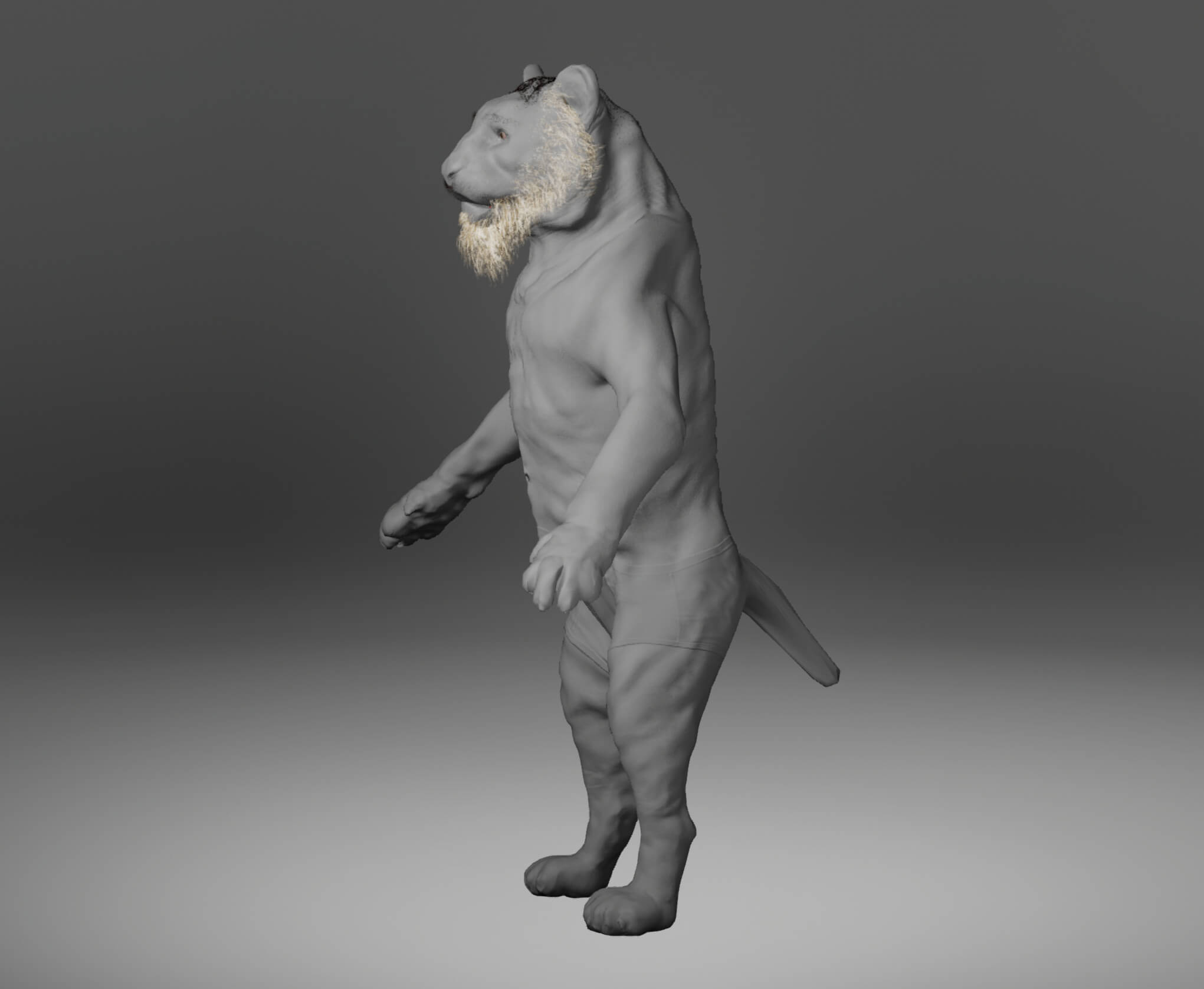 Tiger Metahuman Character 3D Model