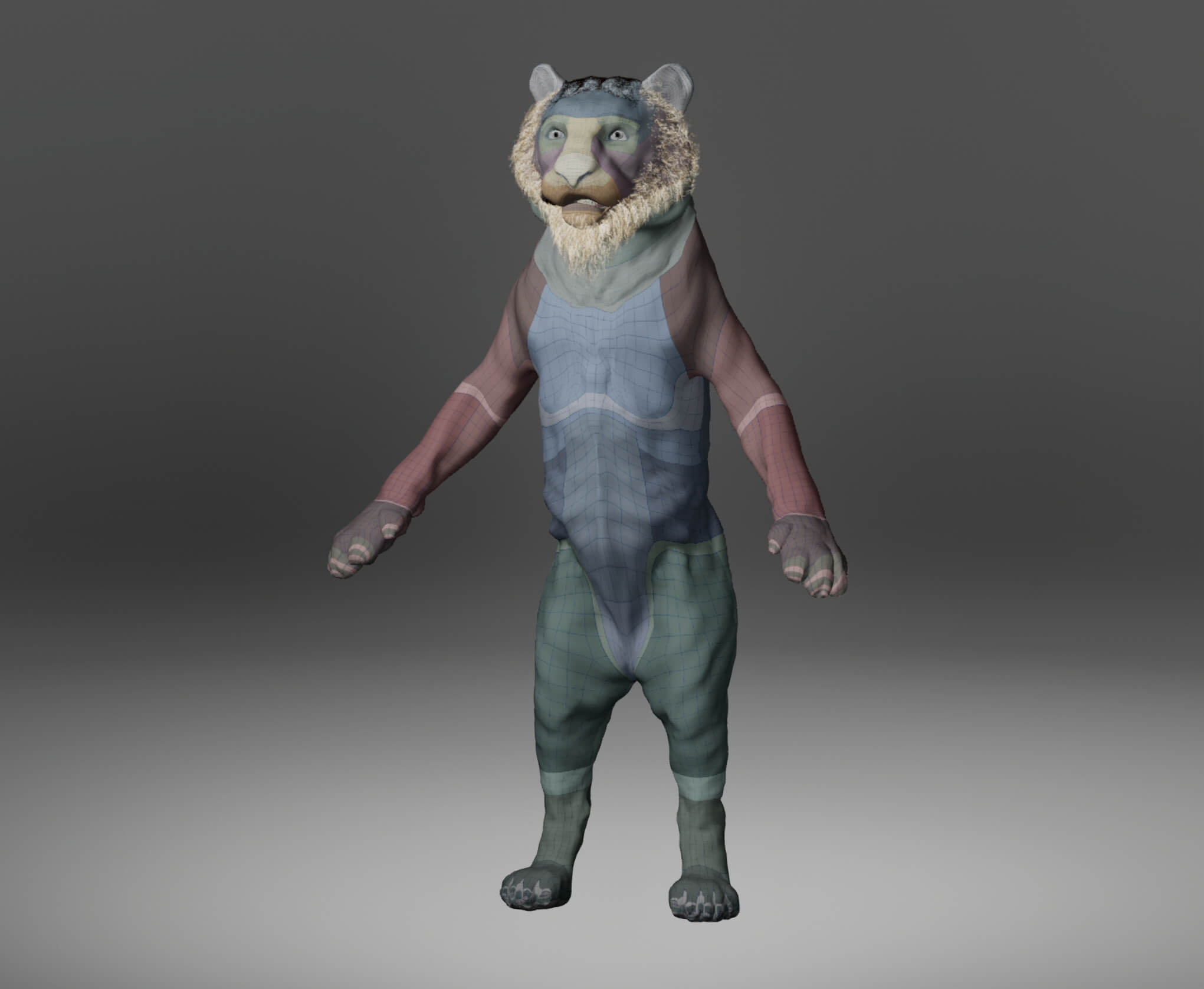 Tiger Metahuman Character 3D Model