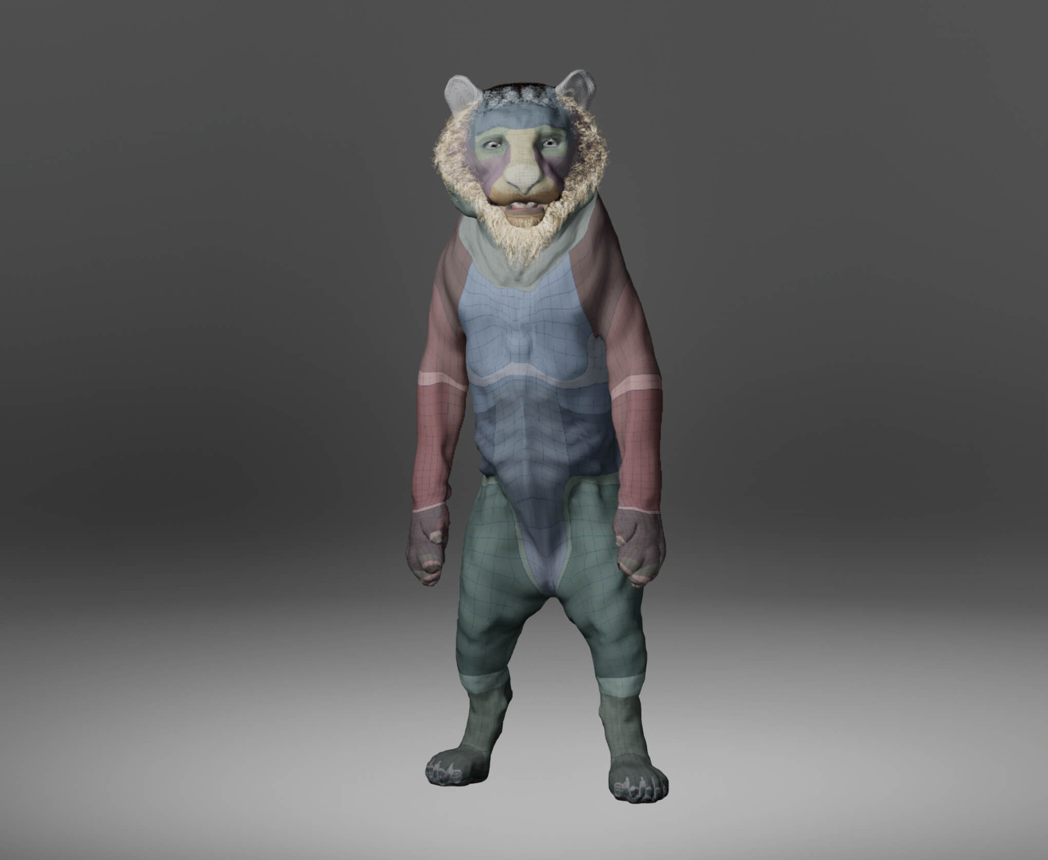 Tiger Metahuman Character 3D Model