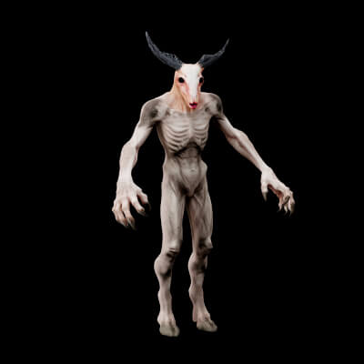 Wendigo Monster Character