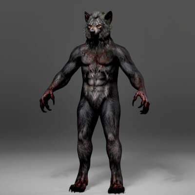 Werewolf Metahuman Character