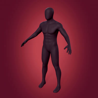 IK-FK Rigged Character - Man Humanoid Ninja Robot Fighter
