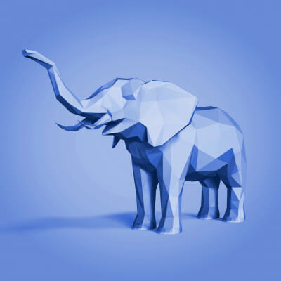 Polygonal Elephant
