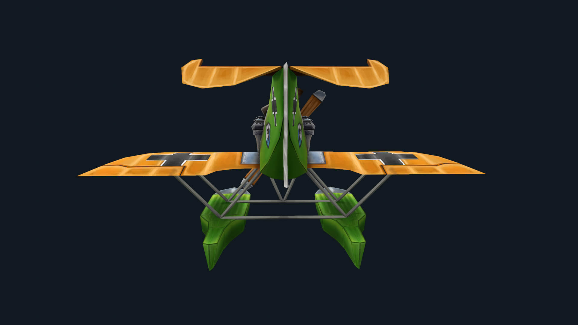 Airplane Aircraft Bomber Seaplane Fighter Jet 3D Model
