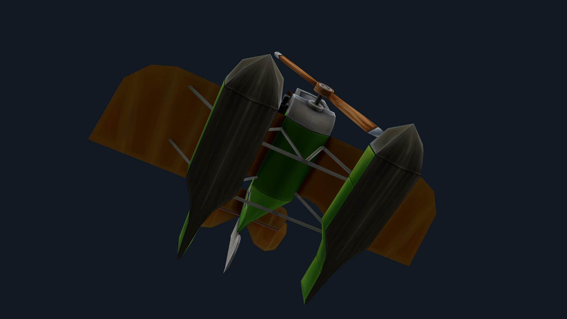 Airplane Aircraft Bomber Seaplane Fighter Jet 3D Model