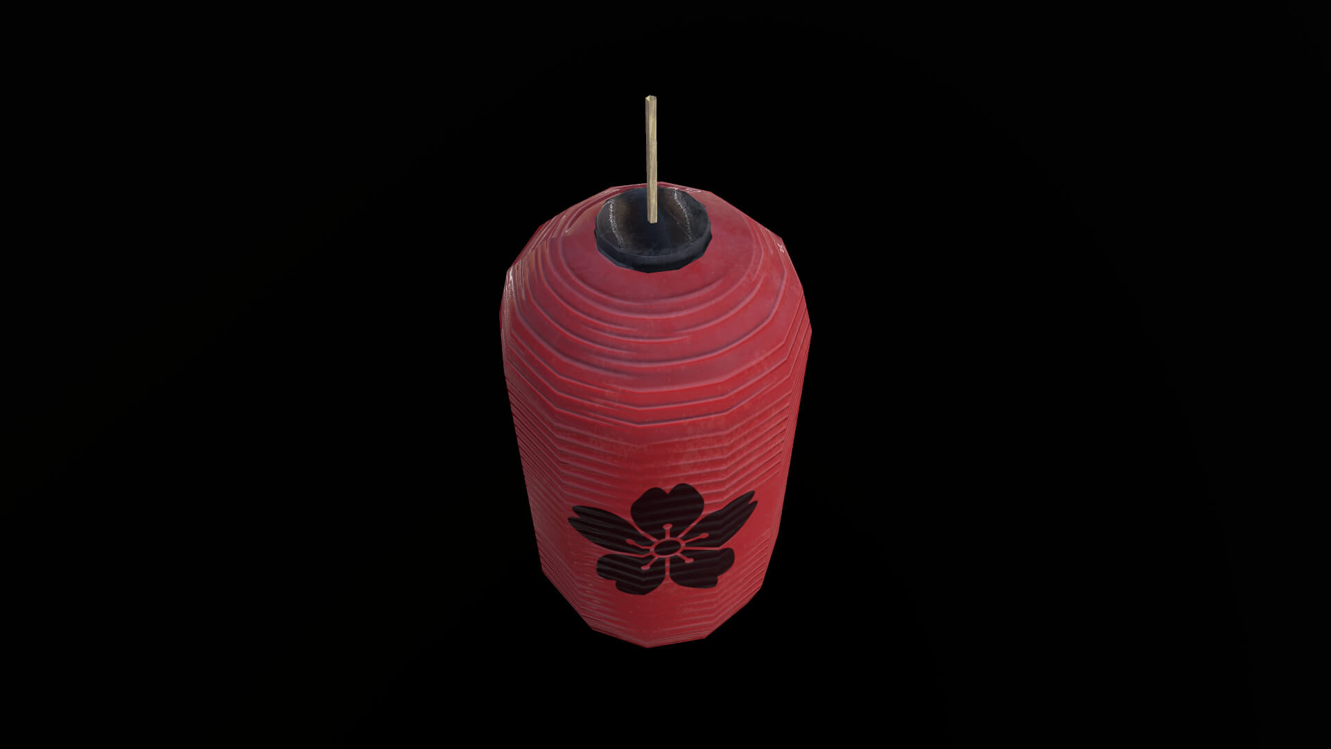 Lantern Paper Hanging 3D Model