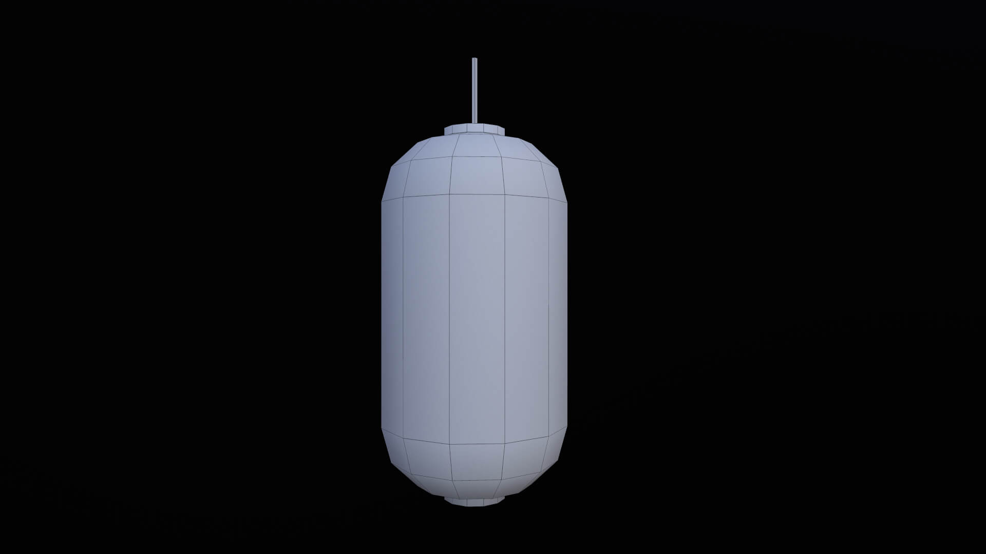 Lantern Paper Hanging 3D Model