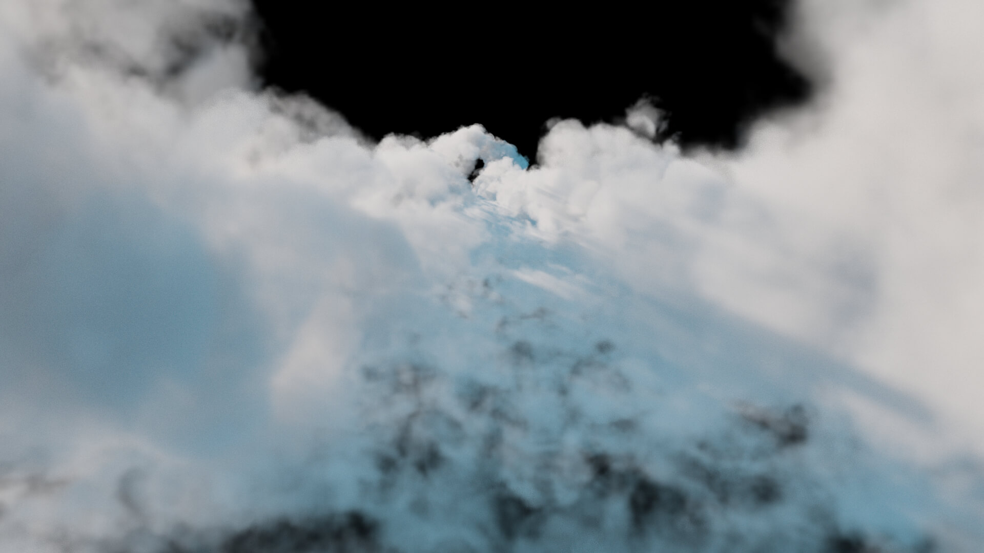 Volumetric Clouds Camera Flythrough Shot 3D Model