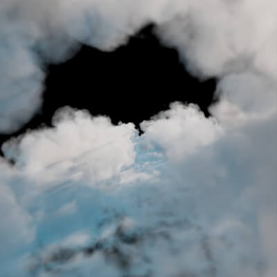 Volumetric Clouds Camera Flythrough Shot 3D Model