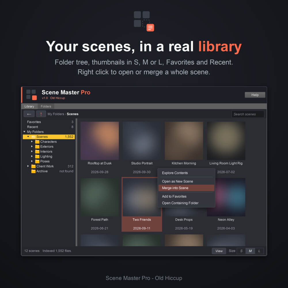 Scene Master Pro - Import Only What You Need Daz Content