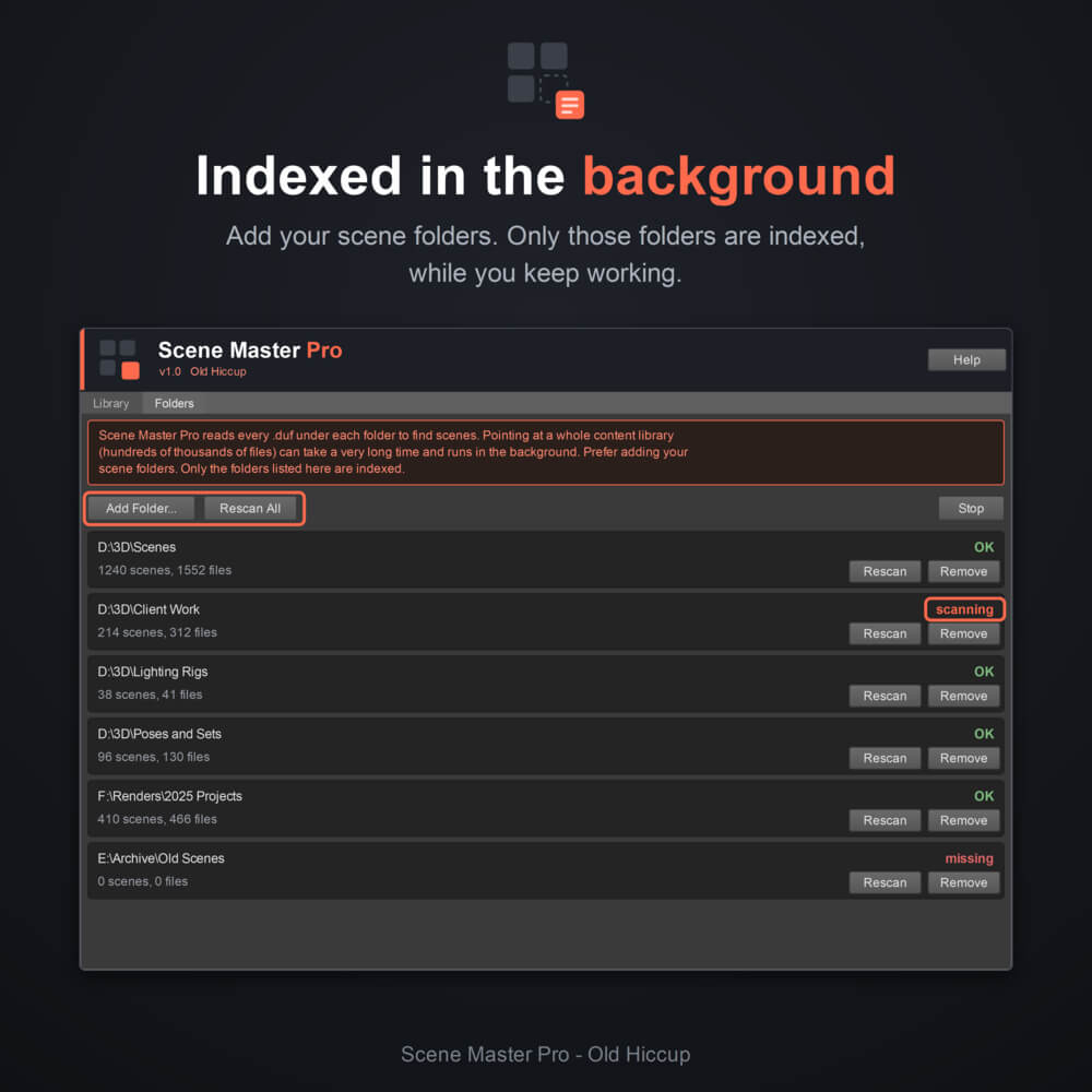 Scene Master Pro - Import Only What You Need Daz Content