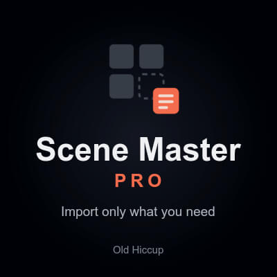 Scene Master Pro - Import Only What You Need Daz Content