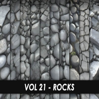 Realistic Textures – Vol 21 – Rocks