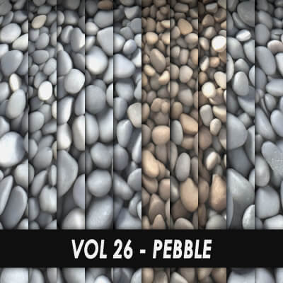 Realistic Textures – Vol 26 – Pebble