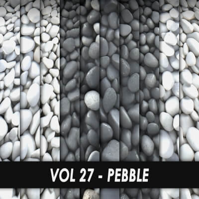 Realistic Textures – Vol 27 – Pebble