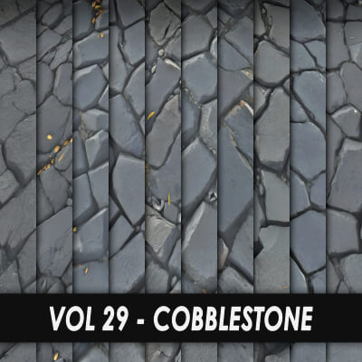 Realistic Textures – Vol 29 – Cobblestone