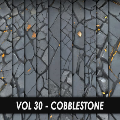 Realistic Textures – Vol 30 – Cobblestone