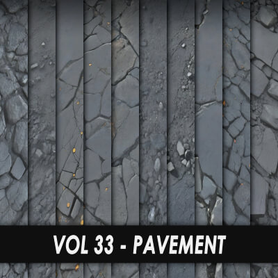 Random Pavement Texture 3D Textures | Textures | Pavement | RenderHub