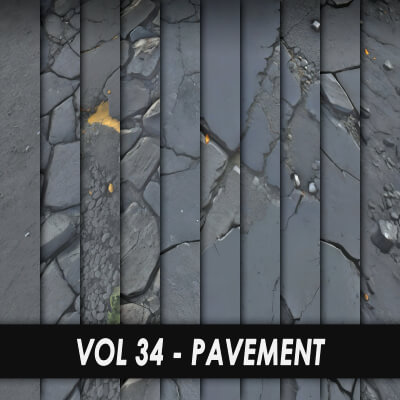 Realistic Textures – Vol 34 – Pavement
