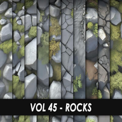 Realistic Textures – Vol 45 – Rocks