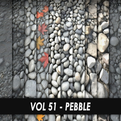Realistic Textures – Vol 51 – Pebble