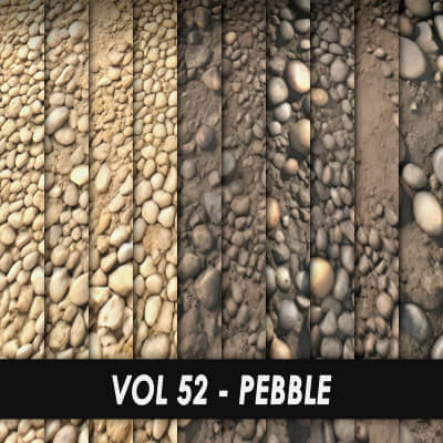Realistic Textures – Vol 52 – Pebble
