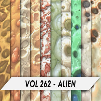 Stylized Textures – Vol 262 – Alien