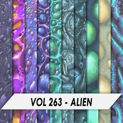Stylized Textures – Vol 263 – Alien