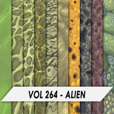 Stylized Textures – Vol 264 – Alien