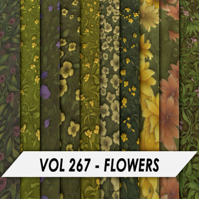Stylized Textures – Vol 267 – Flowers