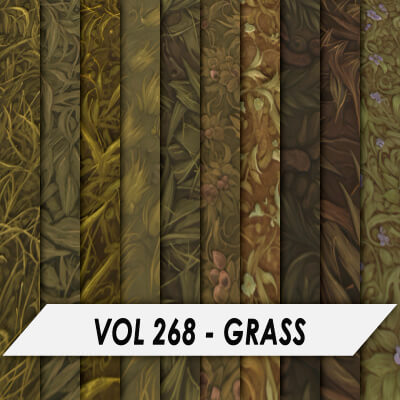 Stylized Textures – Vol 268 – Grass