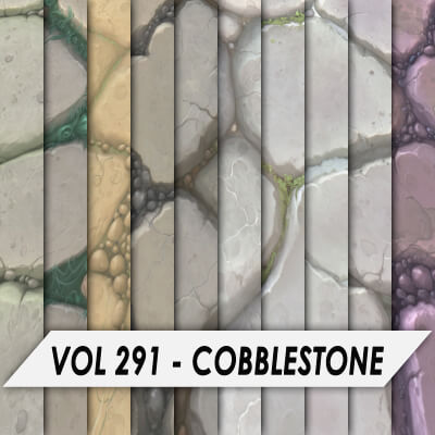 Stylized Textures – Vol 291 – Cobblestone