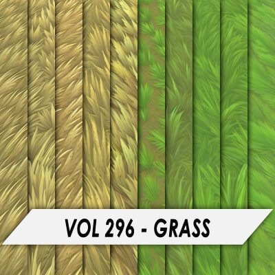 Stylized Textures – Vol 296 – Grass