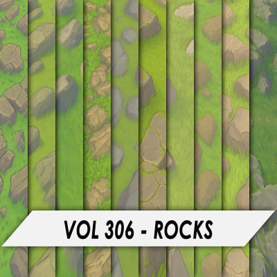 Stylized Textures – Vol 306 – Rocks