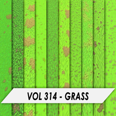 Stylized Textures – Vol 314 – Grass