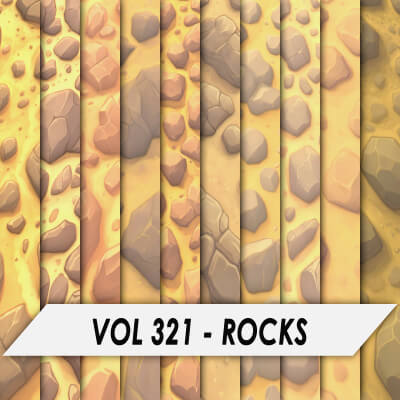 Stylized Textures – Vol 321 – Rocks