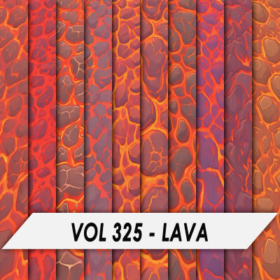 Stylized Textures – Vol 325 – Lava