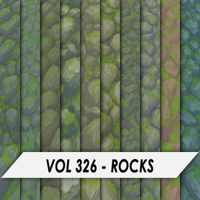 Stylized Textures – Vol 326 – Rocks
