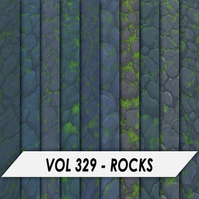 Stylized Textures – Vol 329 – Rocks