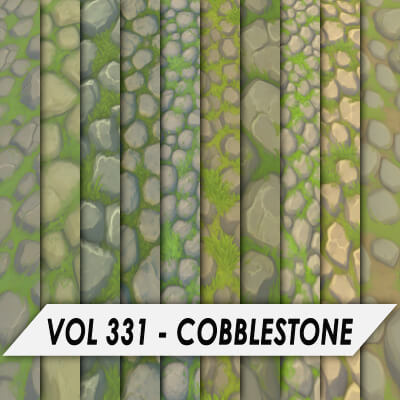 Stylized Textures – Vol 331 – Cobblestone