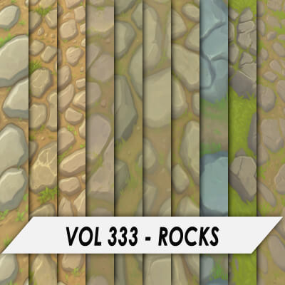 Stylized Textures – Vol 333 – Rocks