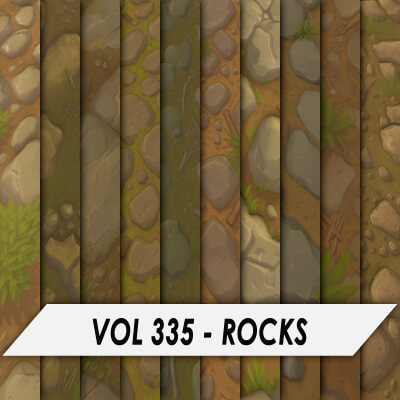Stylized Textures – Vol 335 – Rocks