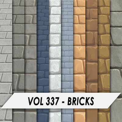 Stylized Textures – Vol 337 – Bricks
